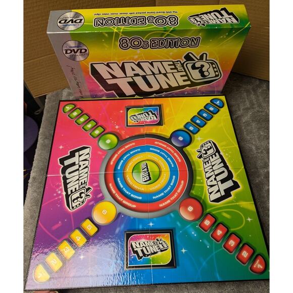 Name that Tune 80s Edition DVD Board Game Imagination Music 2005 Complete RETRO - Picture 3 of 5